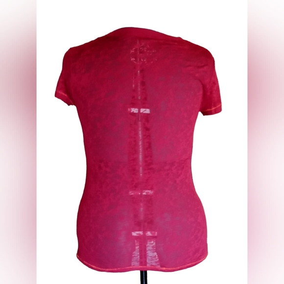 G for her By Alyssa Milano Virginia Tech Pride Hokies Shirt Maroon Orang… - Picture 4 of 12